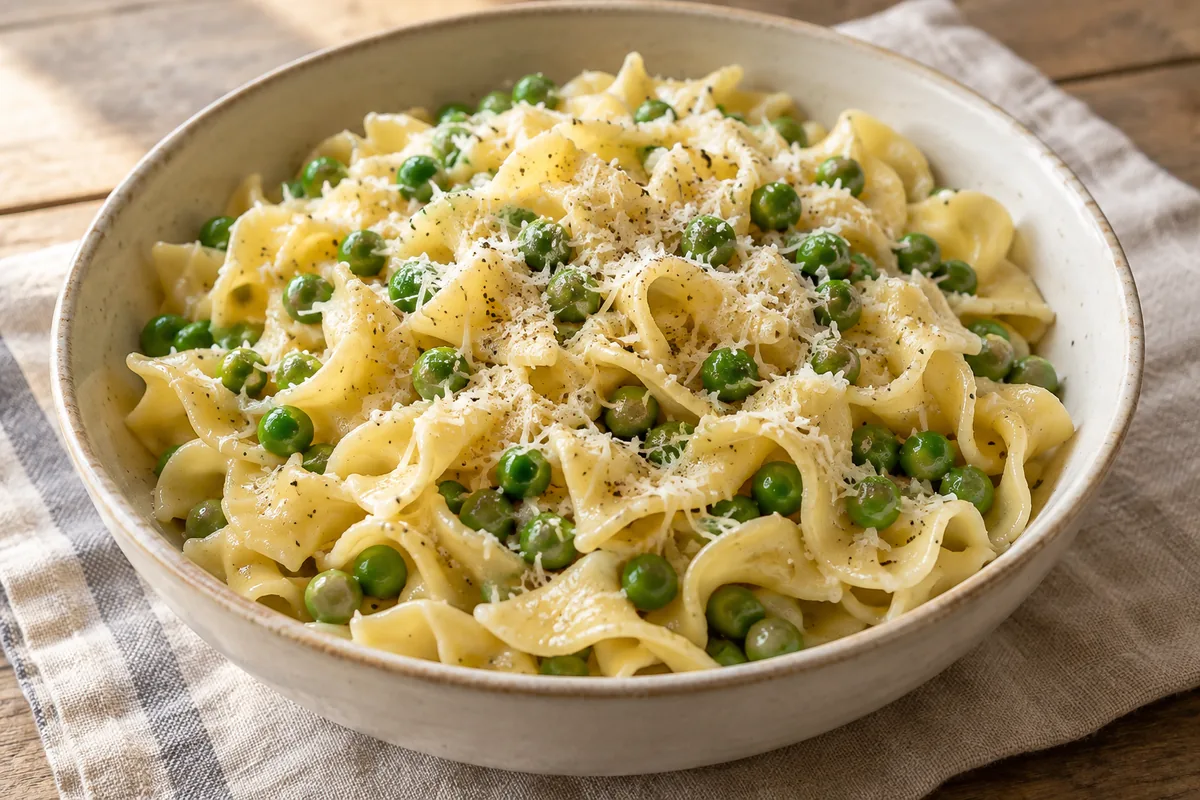 AI-generated serving inspiration for Garlic Butter Noodles