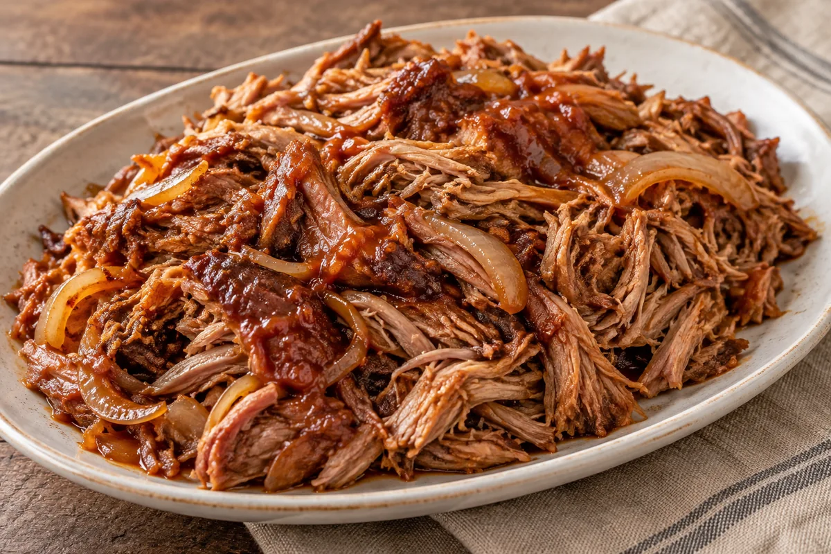 AI-generated serving inspiration for Slow Cooker BBQ Pulled Pork